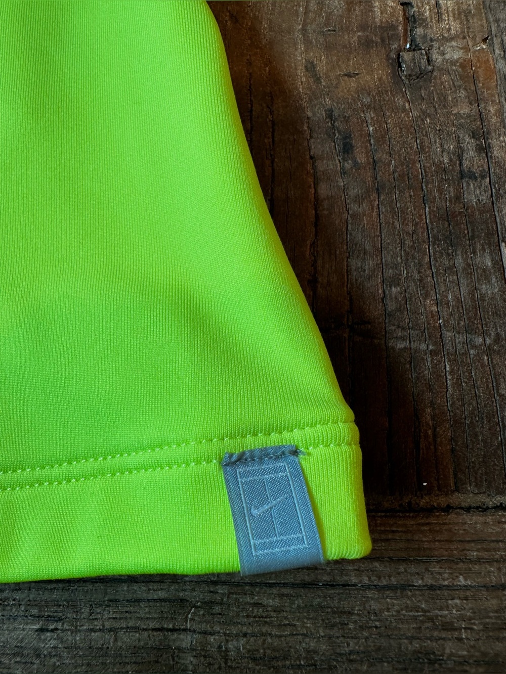 Nike Women’s Neon Lime Short Sleeve Dri-FIT Top - Picture 4 of 8